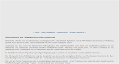 Desktop Screenshot of oberlausitzer-geschichte.de