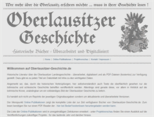 Tablet Screenshot of oberlausitzer-geschichte.de